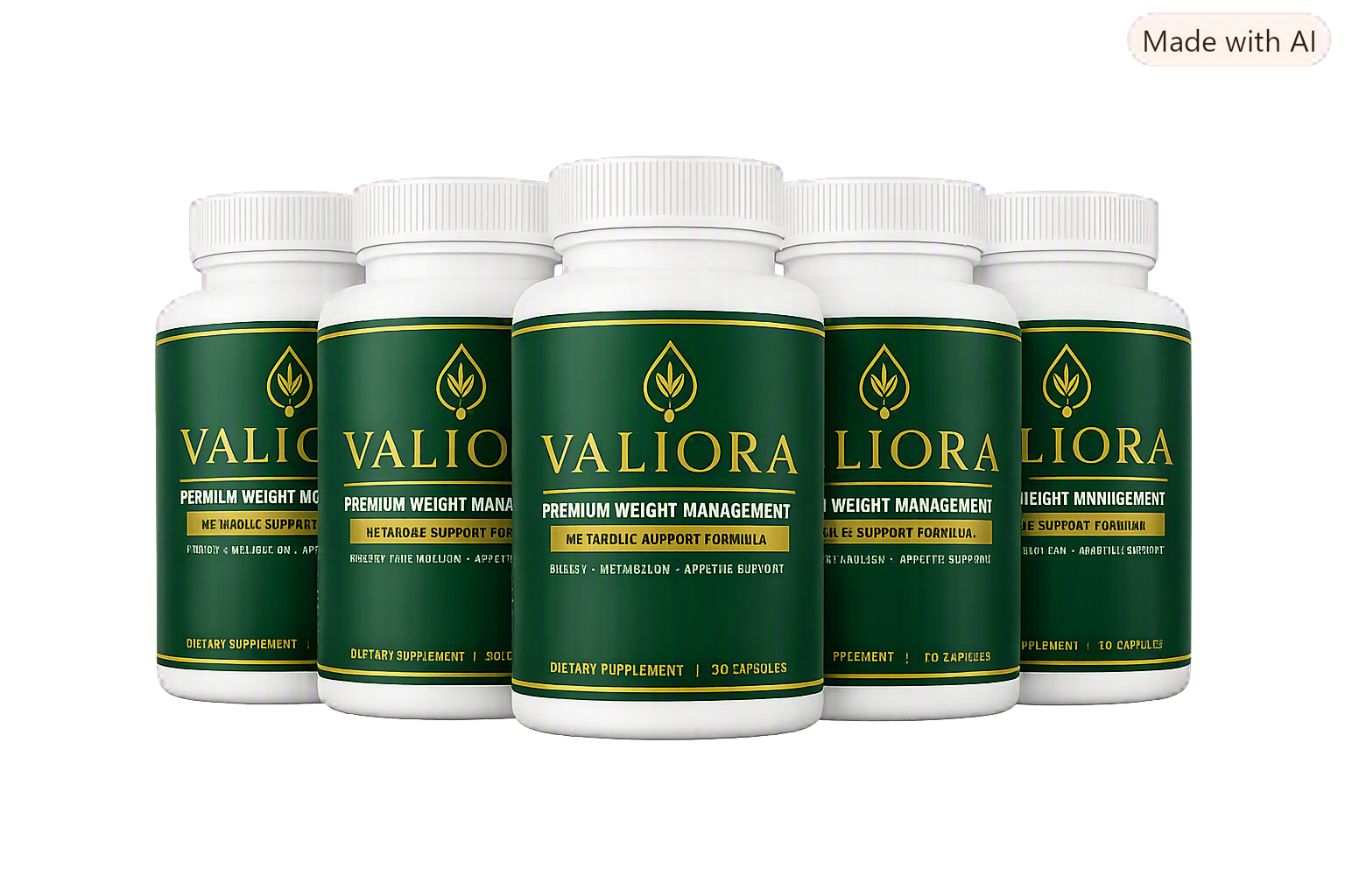 Valiora six bottle kit — 180 day supply